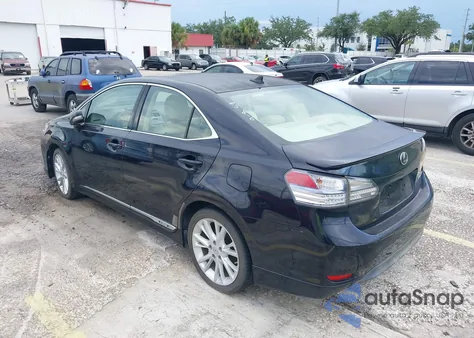 2011 Lexus Hs 250H Premium z USA, uszkodzony, nr VIN JTHBB1BA8B2047281